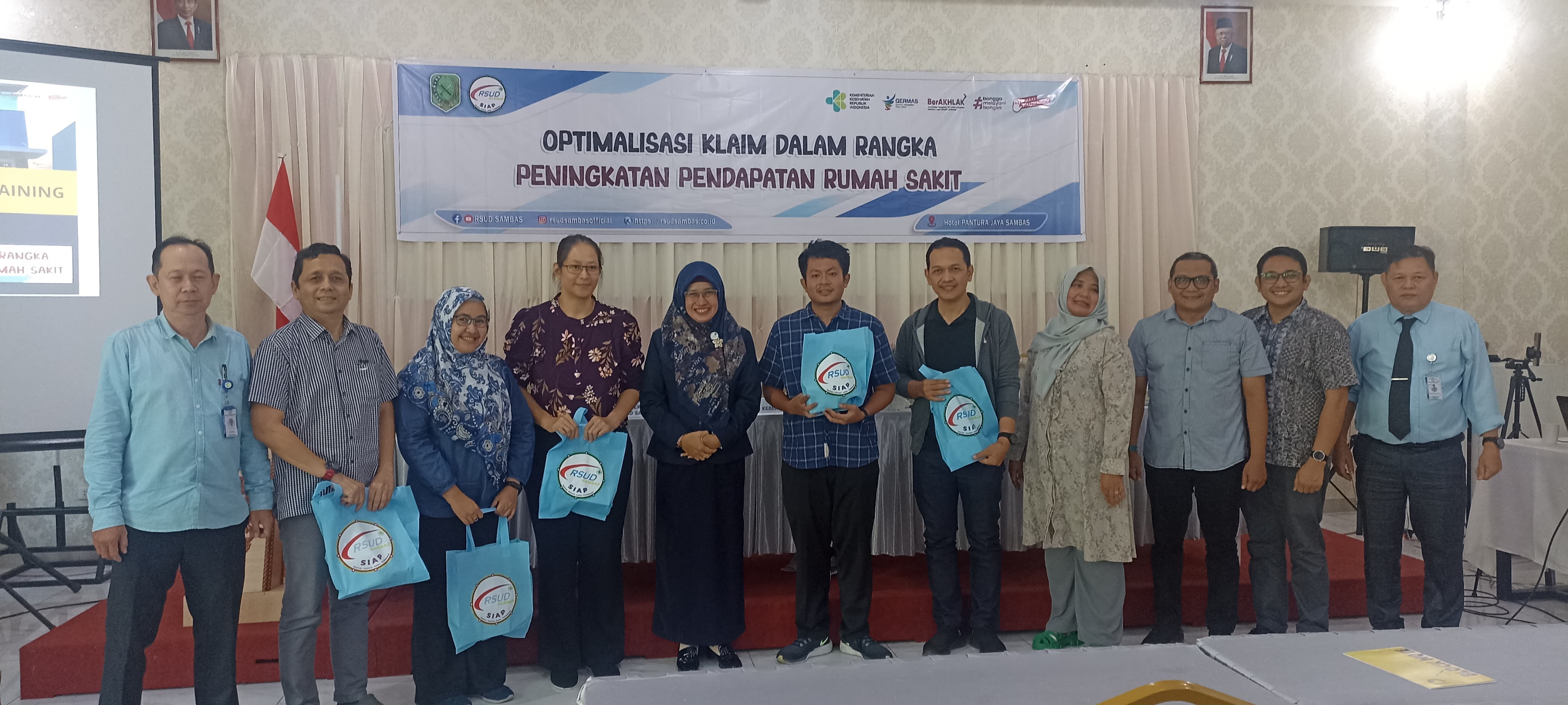 RSUD Sambas Menyelenggarakan On Job Training - Optimalisasi Klaim Dalam Rangka Peningkatan Pendapatan Rumah Sakit